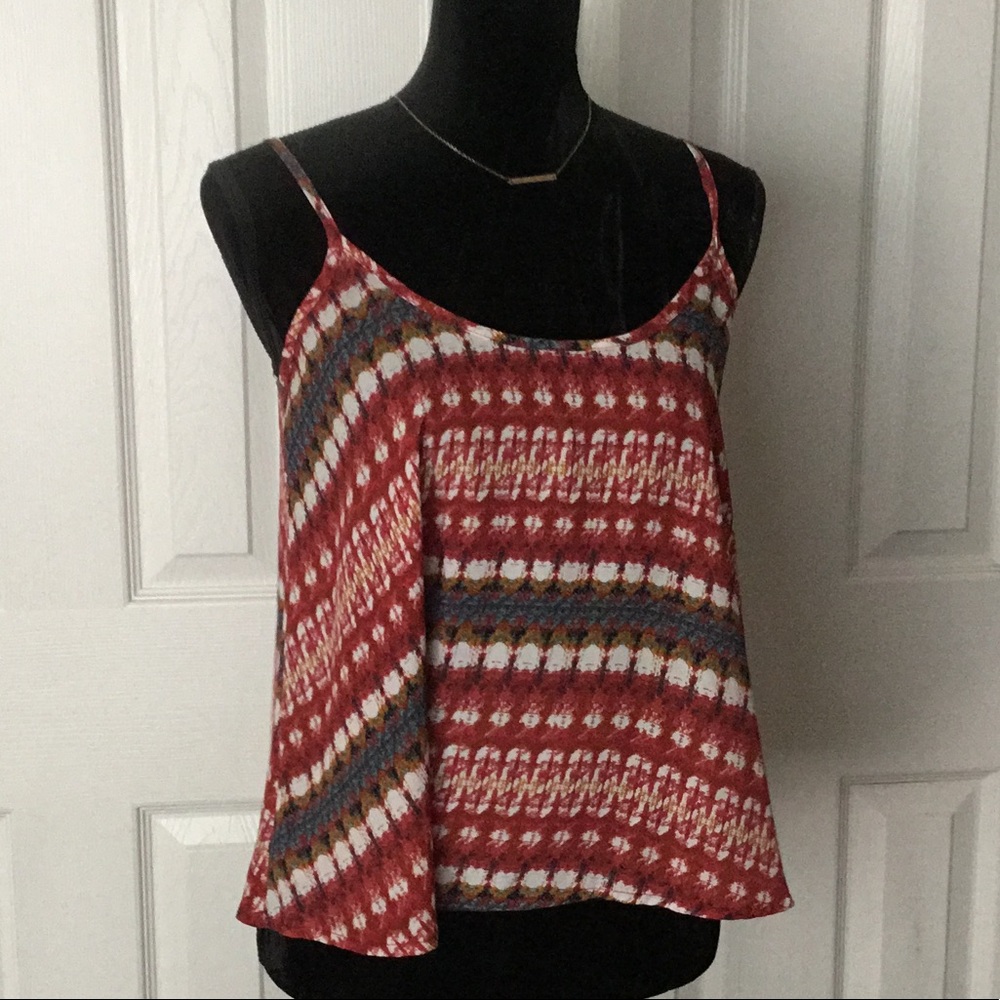 Summery Aztec print tank top